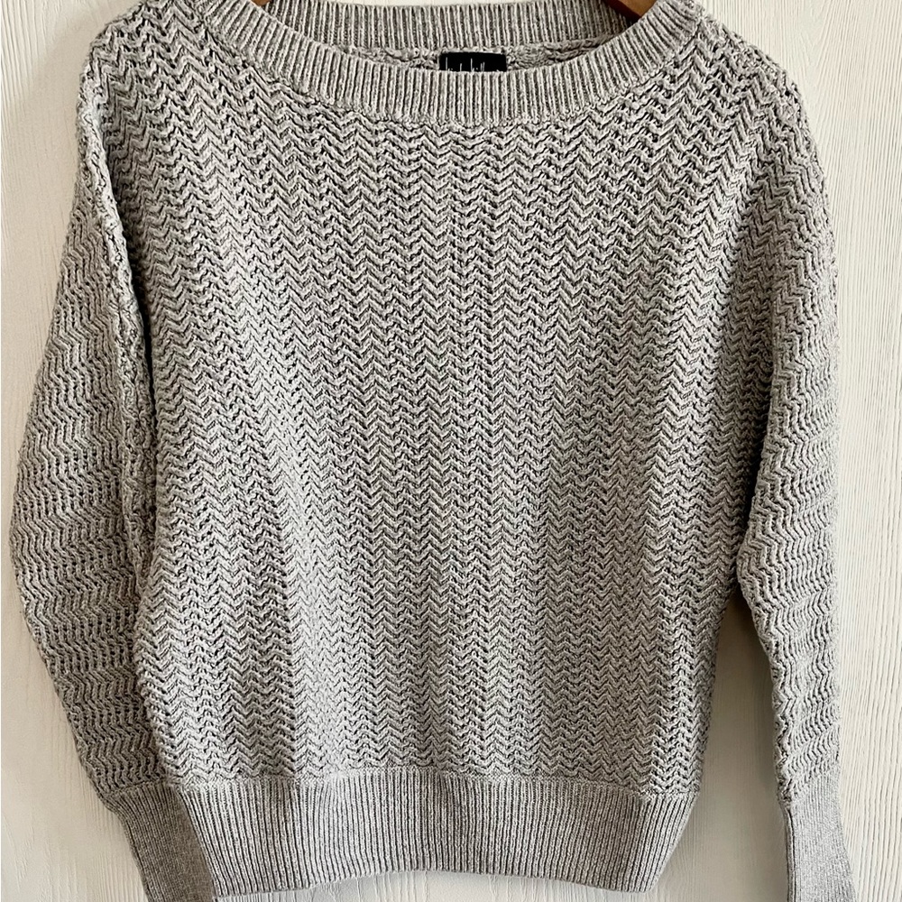Nicole Miller- Knit Grey Sweater